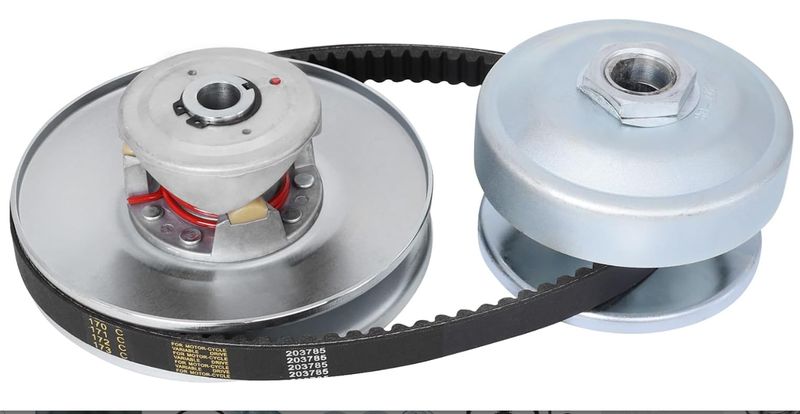 BLACKHORSE-RACING 40 Series 1" BORE GO Kart CVT Torque Converter Driver Clutch FIT Comet 40/44 + 3/4'' Driven Clutch Comet Kit + Belt 203785