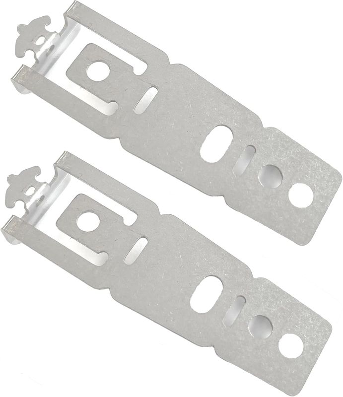 2-Pack Rust Resistant Stainless Steel WD01X27759 Dishwasher Mounting Brackets for GE