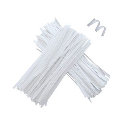 1500 Pcs 4.7 Inches Kraft Paper Twist Ties, White Bendable Reusable Bread Ties for Packaging Bag Valentines Gift Electronics Cords 1500 Pcs 4.7 Inches Kraft Paper Twist Ties, White Bendable Reusable Bread Ties for Packaging Bag Valentines Gift Electronics Cords