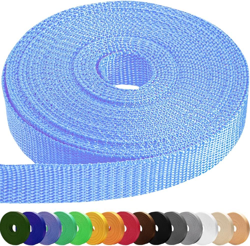 Webbing Strap, 1", 25 Yds, Multi-Color Heavy Duty Tape Webbing Strap, 1", 25 Yds, Multi-Color Heavy Duty Tape