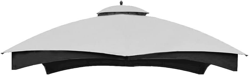Hugline Outdoor Replacement Canopy Top Double Tier Gazebo Roof Cover for Lowe's Allen Roth 10x12 Gazebo #GF-12S004B-1 (Gray) Hugline Outdoor Replacement Canopy Top Double Tier Gazebo Roof Cover for Lowe's Allen Roth 10x12 Gazebo #GF-12S004B-1 (Gray)