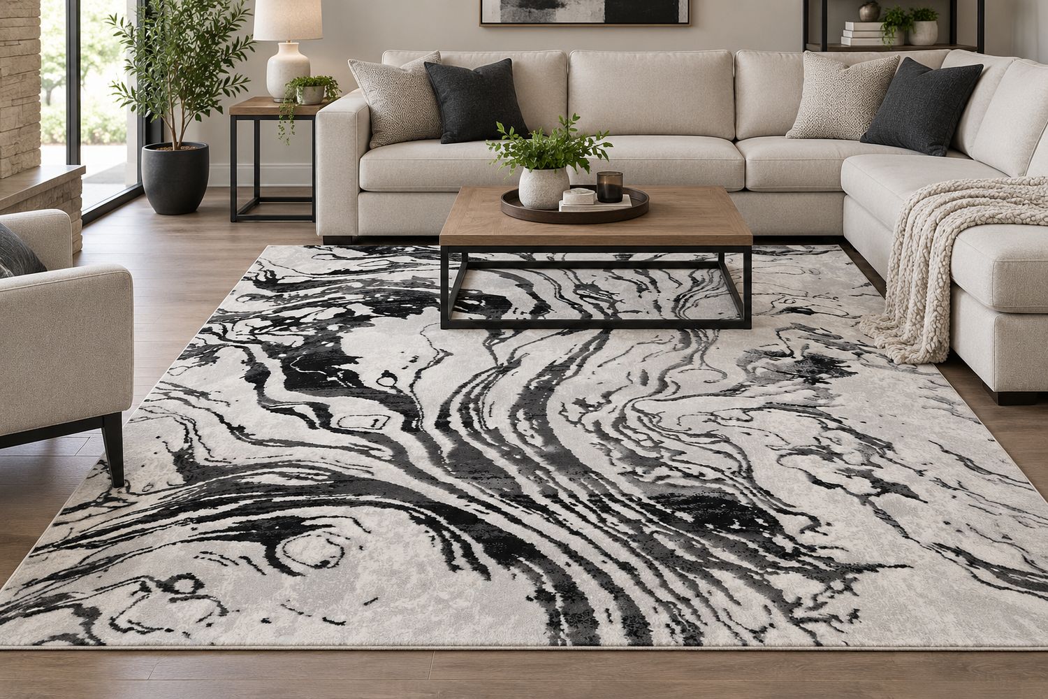 Anatolian Collection Saraartex 0502A Grey Area Rug – 5'3" x 7'5" Anatolian Collection Saraartex 0502A Grey Area Rug – 5'3" x 7'5"