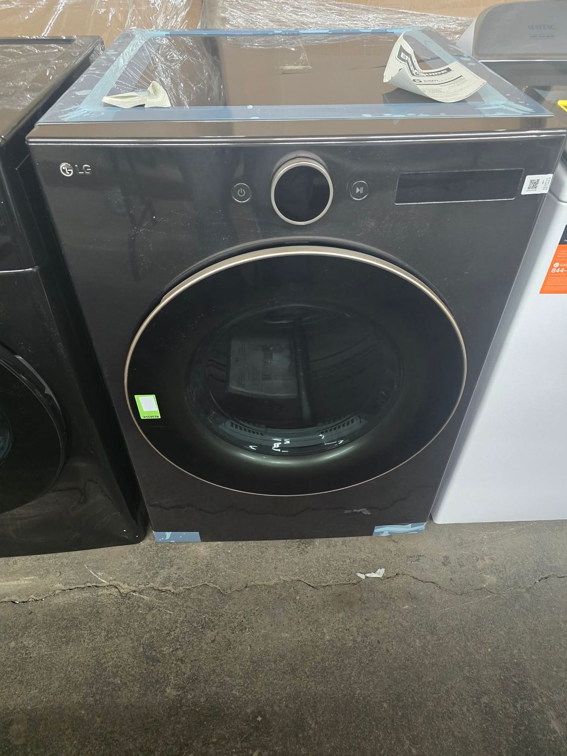 LG 27" 7.4 Cu. Ft. Electric Dryer with AI Sensor Dry – DLEX5800V LG 27" 7.4 Cu. Ft. Electric Dryer with AI Sensor Dry – DLEX5800V