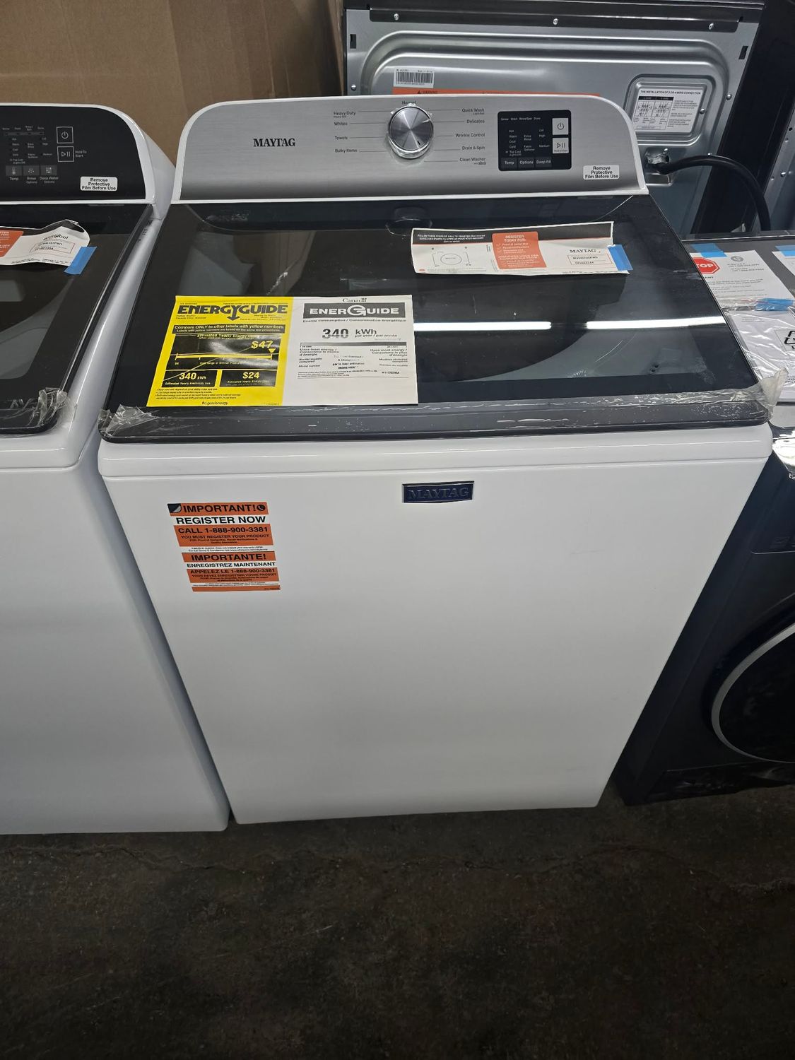 Maytag 5.5 Cu. Ft. Top Load Washer with Deep Fill – MVW6200KW Maytag 5.5 Cu. Ft. Top Load Washer with Deep Fill – MVW6200KW