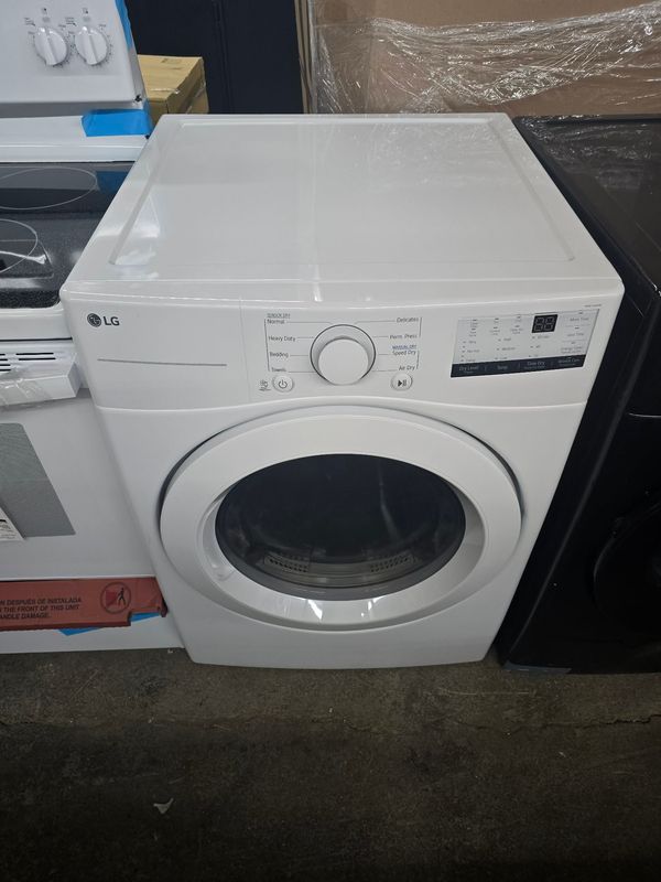 LG 7.4 Cu. Ft. Electric Dryer with Sensor Dry – DLE3400W LG 7.4 Cu. Ft. Electric Dryer with Sensor Dry – DLE3400W