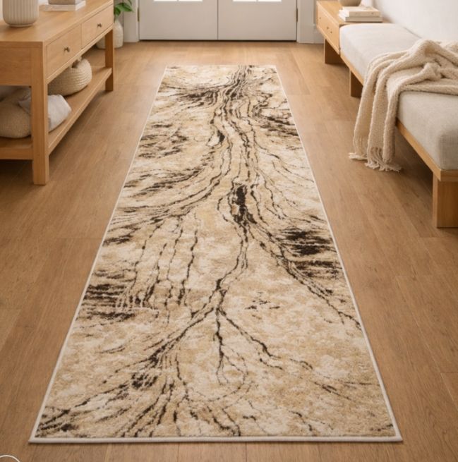 Anatolian Collection Sararflex Area Rug – Cream – 6'7" × 9'6" (79" × 114") Anatolian Collection Sararflex Area Rug – Cream – 6'7" × 9'6" (79" × 114")