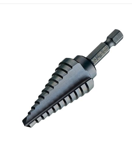 Step Drill Bit 1/4 in to 7/8 in 11-Step 1/4 in Quick-Change Hex Shank