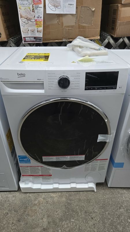 Beko 24" Front Load Washer – 2.3 Cu. Ft. – White – WFTV10733XC MSRP $2199.99 Beko 24" Front Load Washer – 2.3 Cu. Ft. – White – WFTV10733XC MSRP $2199.99