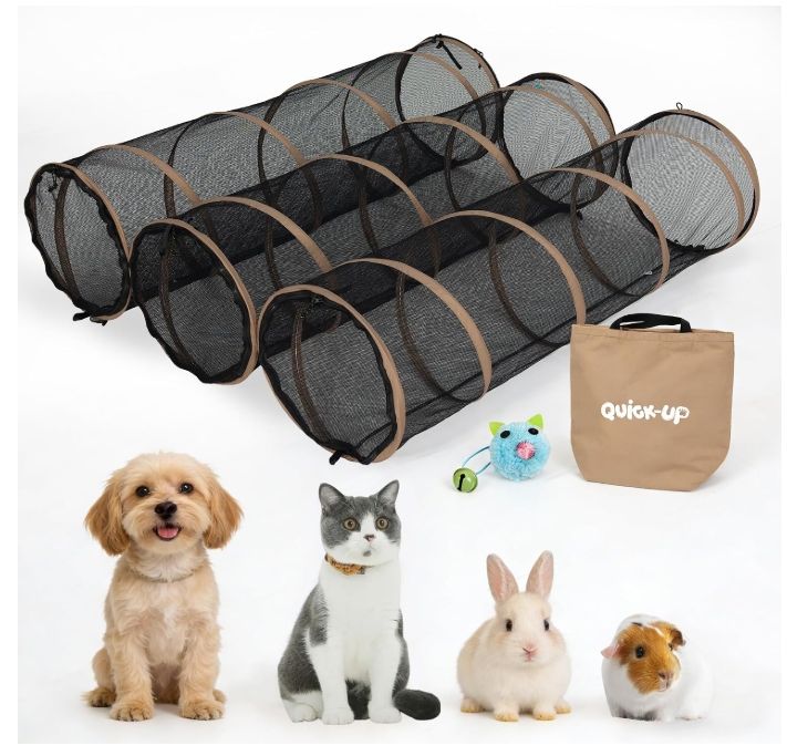 Cat Play Tunnel-3 Packs for Indoor and Outdoor,Pet Tunnel,Cat Enclosure Cat Play Tunnel-3 Packs for Indoor and Outdoor,Pet Tunnel,Cat Enclosure