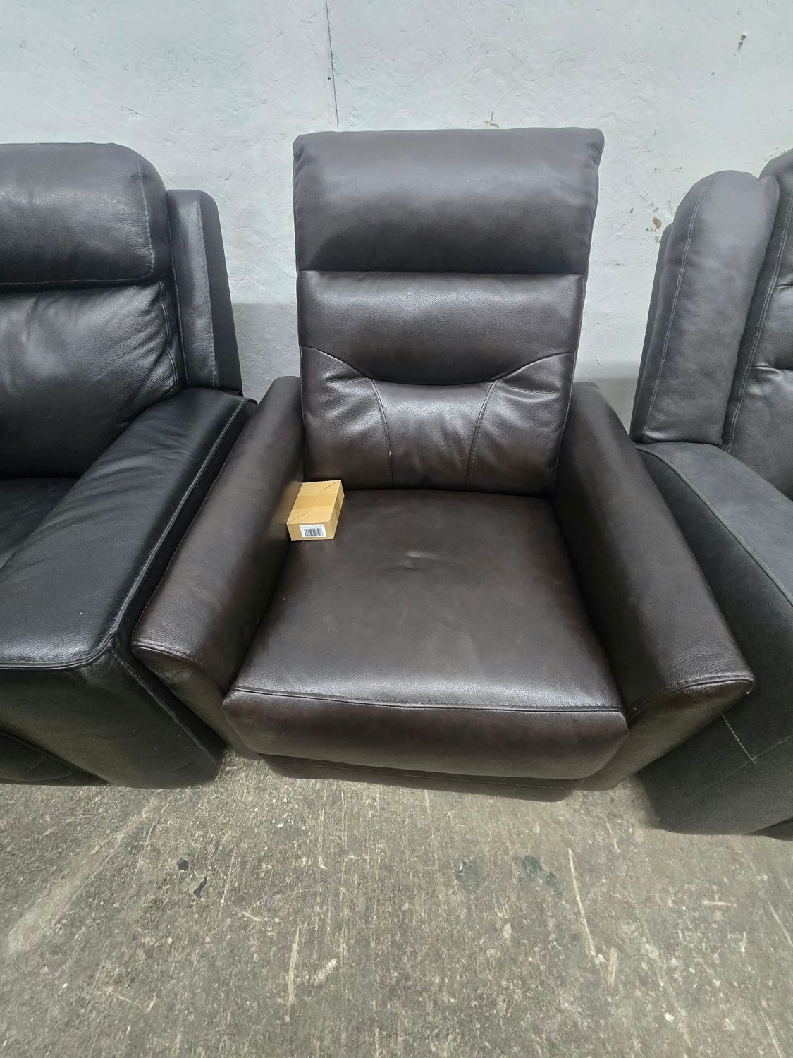 Gilman Creek Full-Grain Leather Power Recliner, Dark Brown MSRP $949.99 Gilman Creek Full-Grain Leather Power Recliner, Dark Brown MSRP $949.99