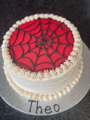 Spiderman Layer Cake