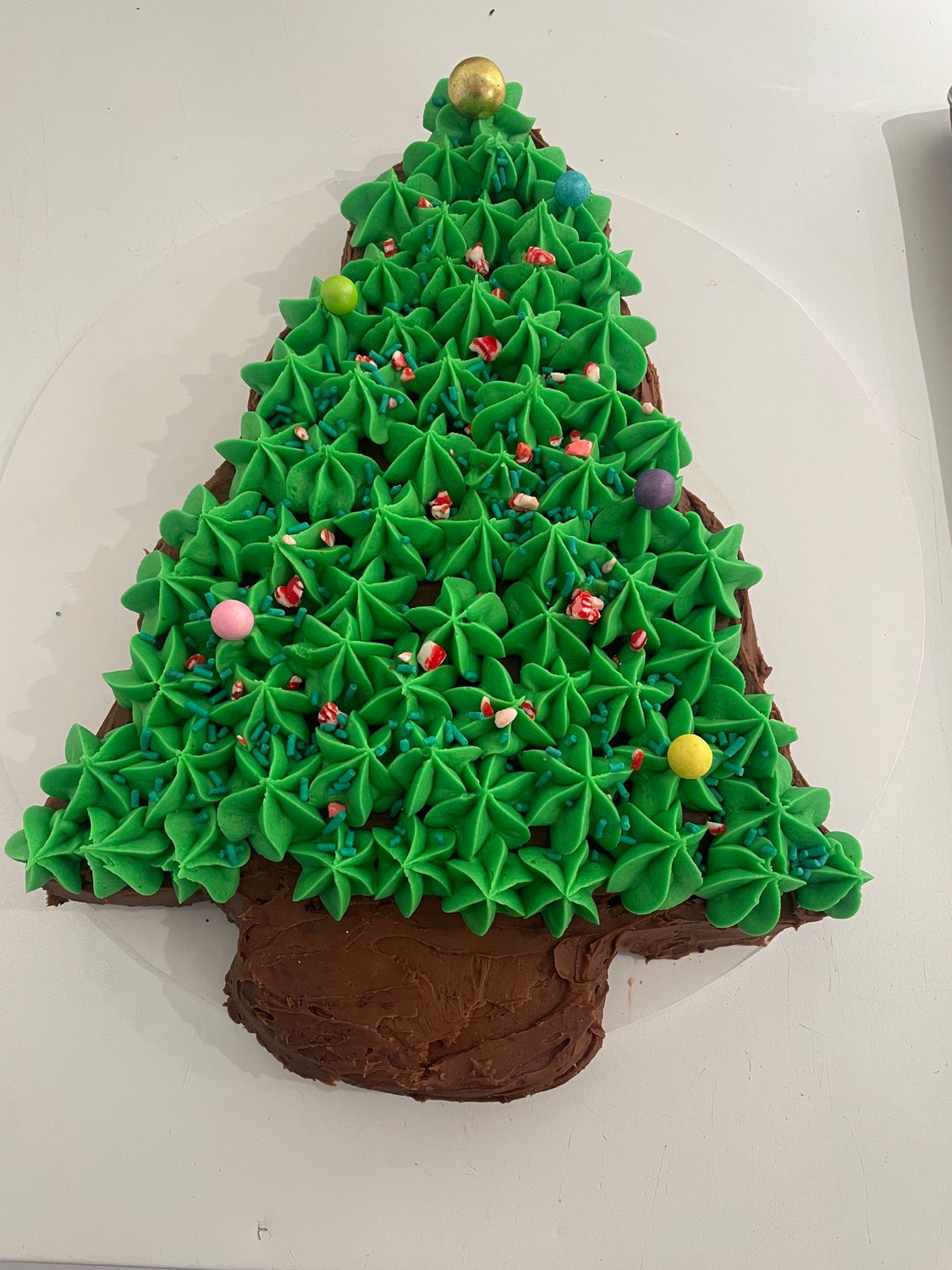 Christmas Tree Cake