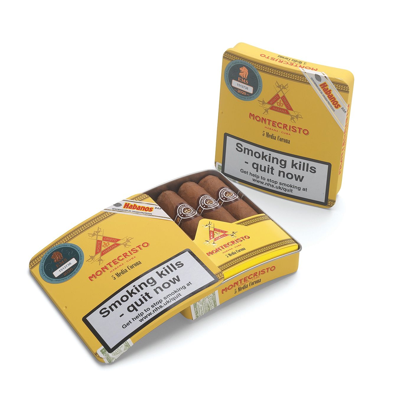 Montecristo Media Corona - (Tins of 5)