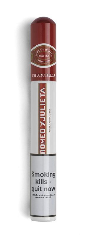 Romeo y Julieta Churchill Tubo