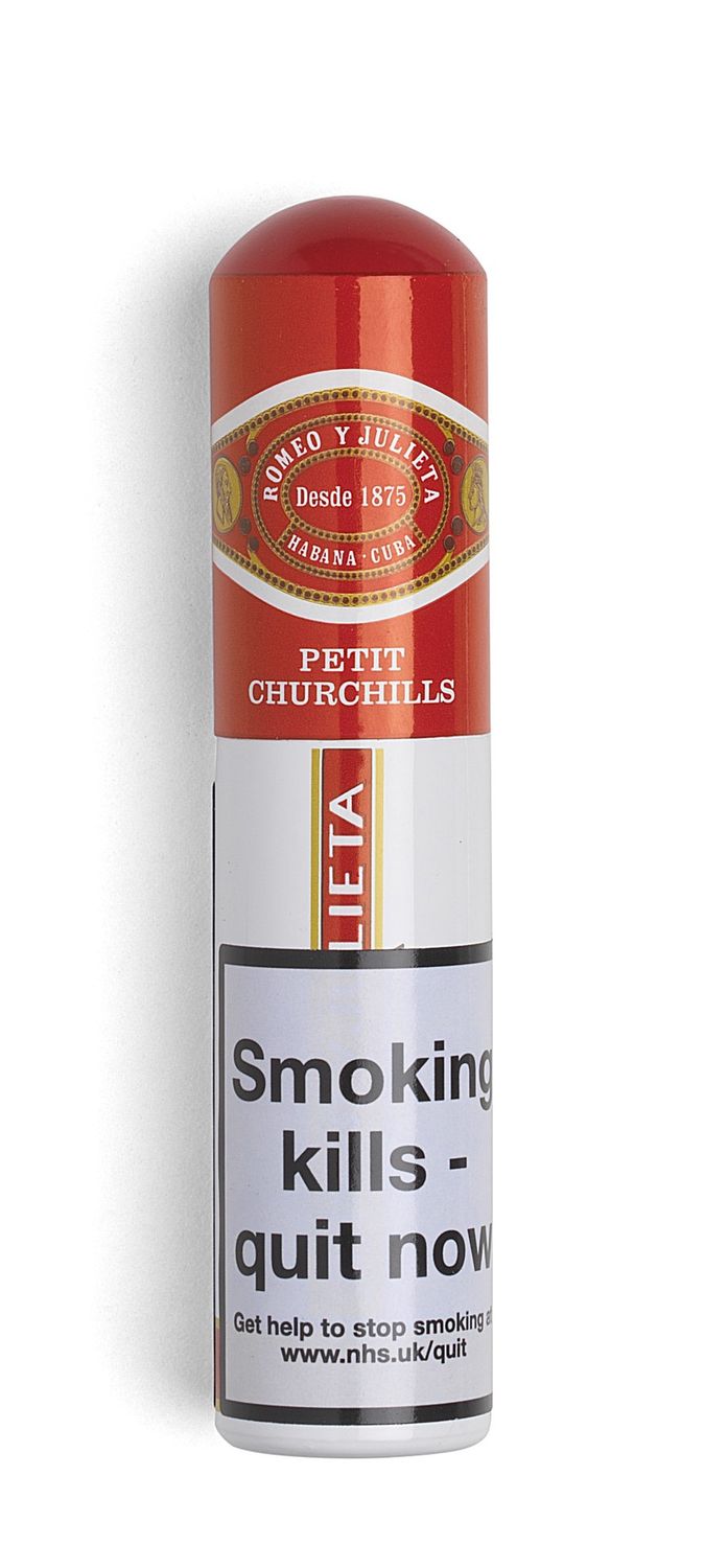 Romeo y Julieta Petit Churchill Tubo, Size: Single Cigar