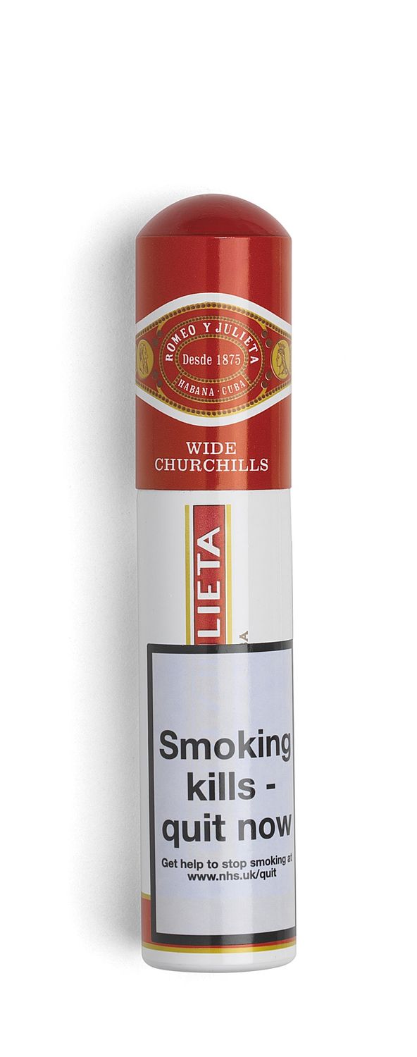 Romeo y Julieta Wide Churchill Tubo, Size: Single Cigar