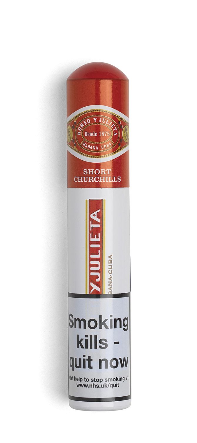 Romeo y Julieta Short Churchill Tubo, Size: Single Cigar