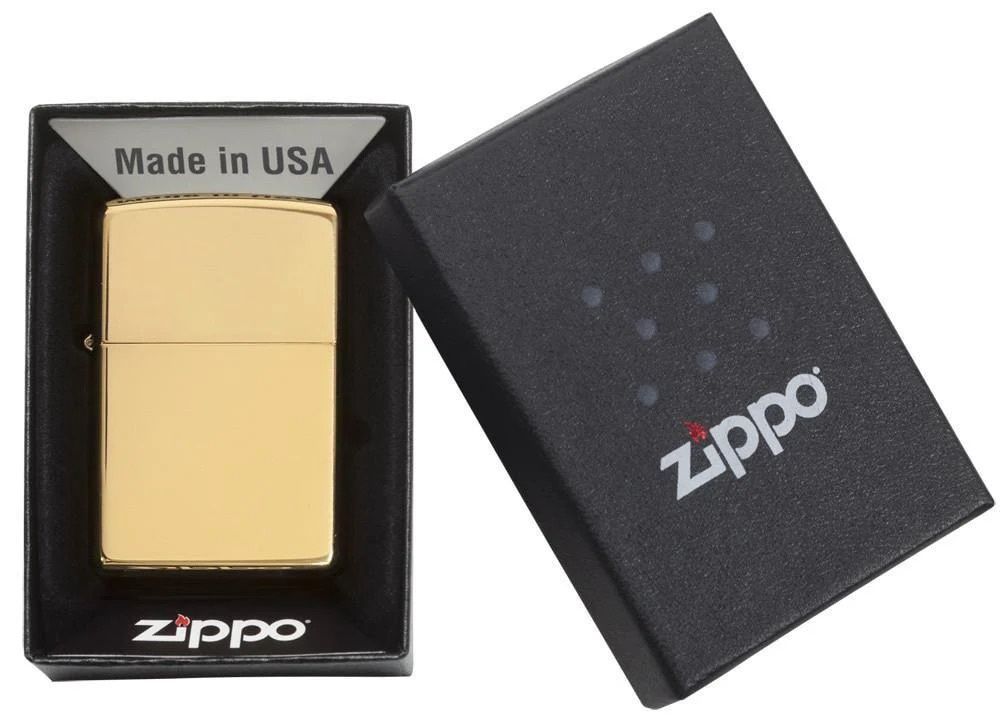 Zippo Brass High Polished Lighter