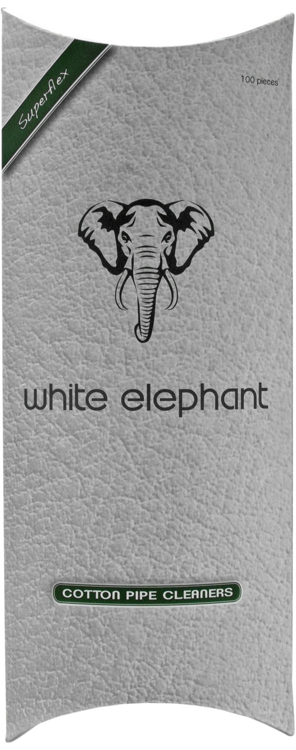 White Elephant Cotton Pipe Cleaners