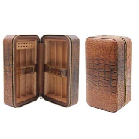 Leather Cigar Case (6 Cigars)