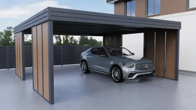 Carports mit Modul Wande