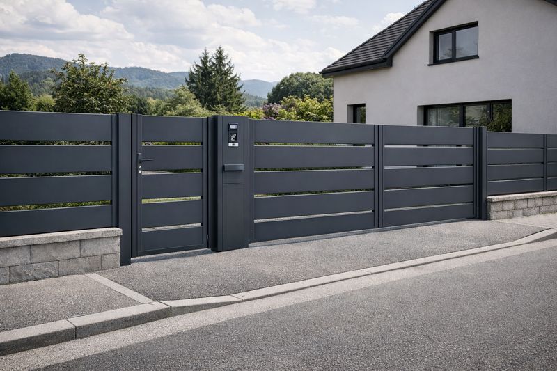 grodzenie Palisada H30 -  Modern