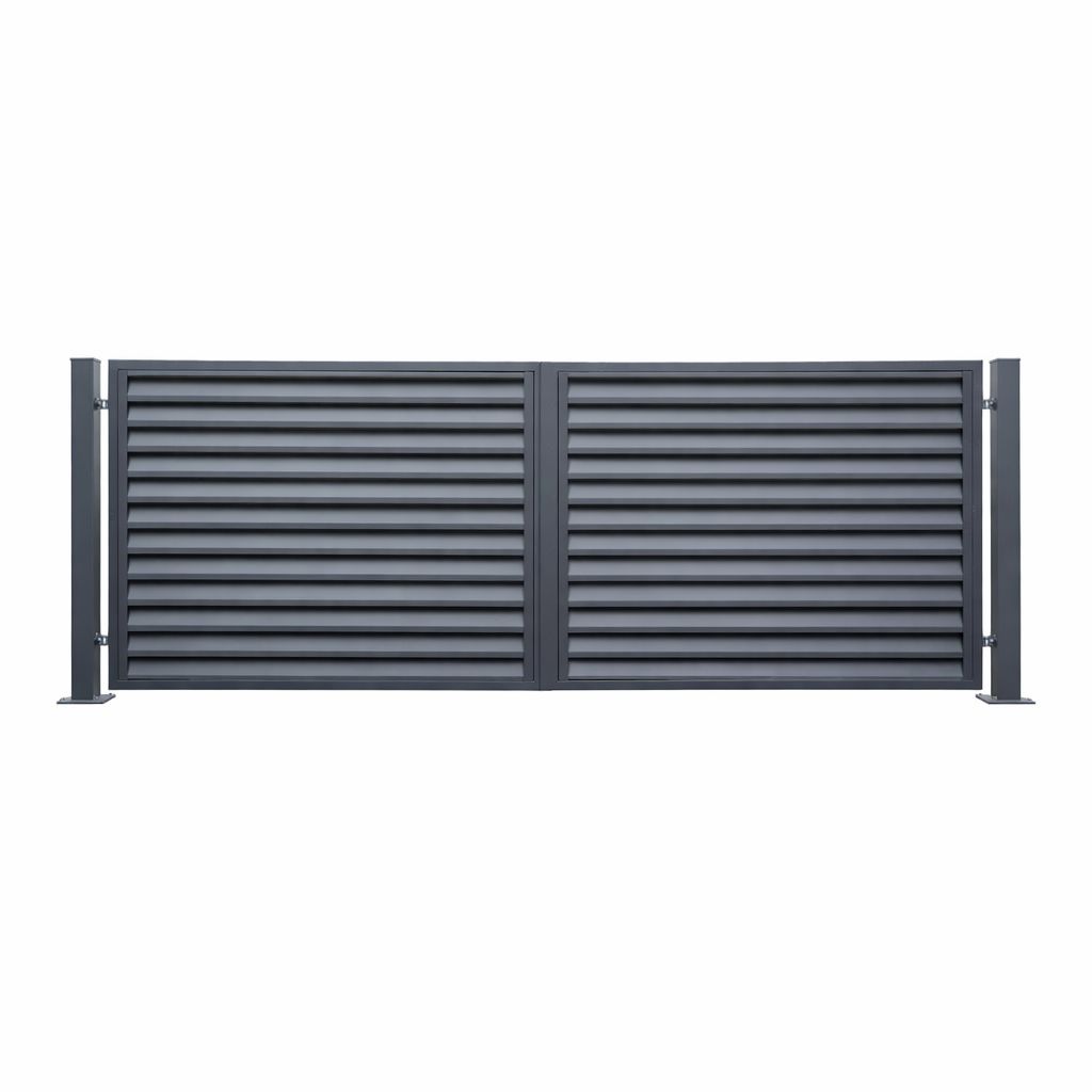 Flugeltor Jalousie Sichtschutz Lammelen