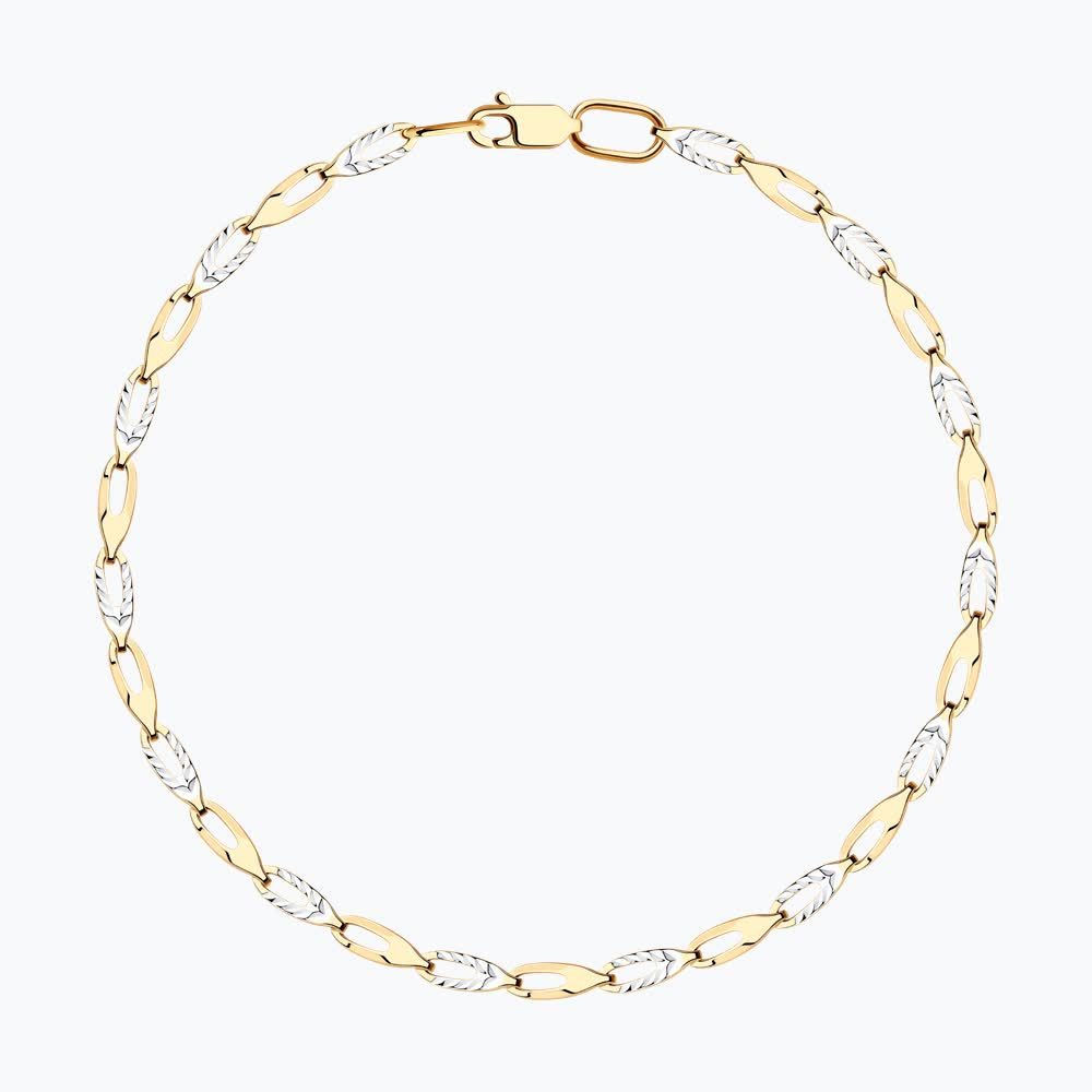 Diamond-Cut Gold Bracelet