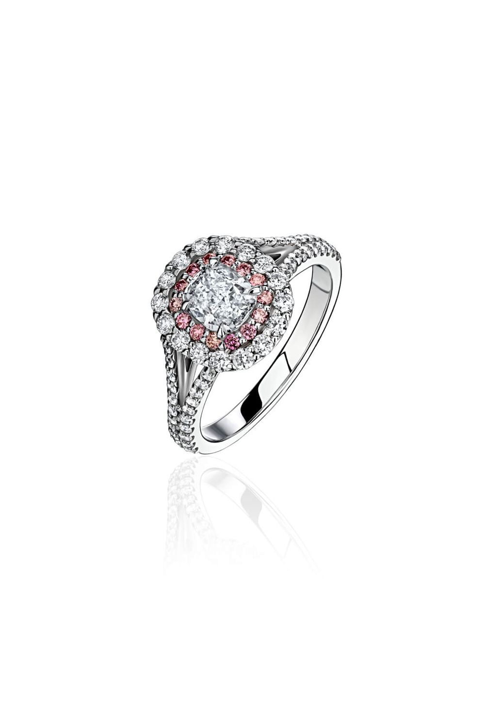 Cushion-Cut Diamond Ring – 0.5 Carat