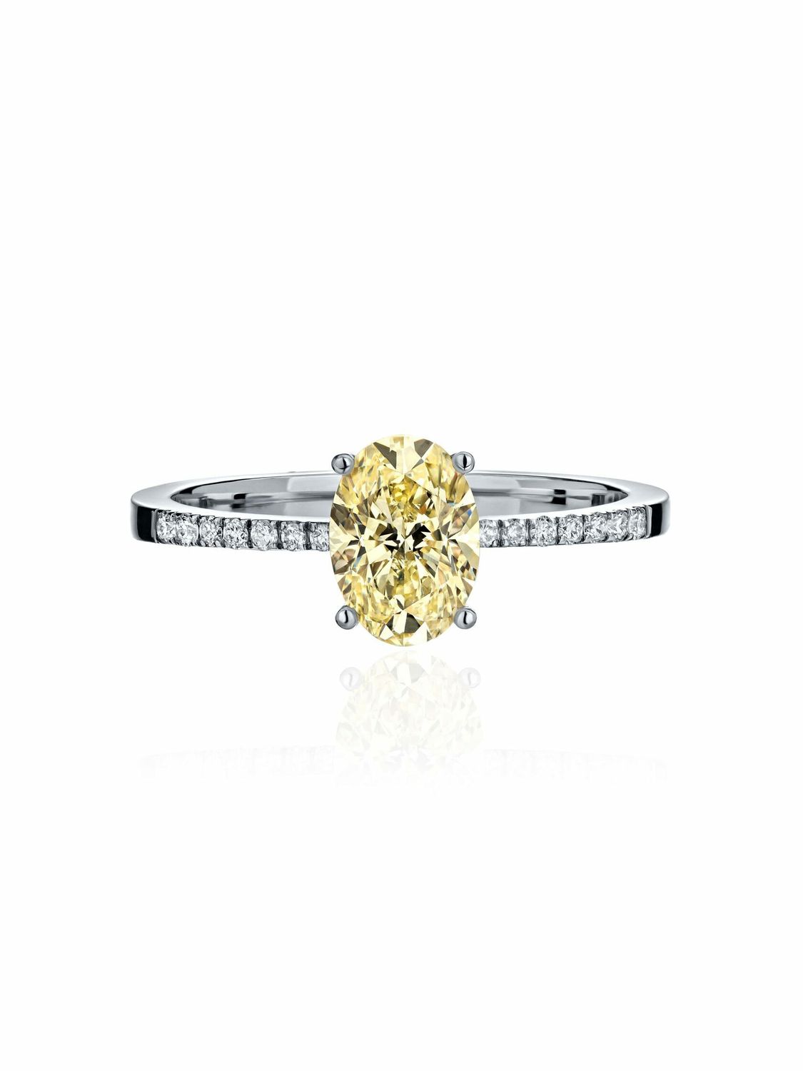 Oval-Cut Diamond Ring – 1 Carat