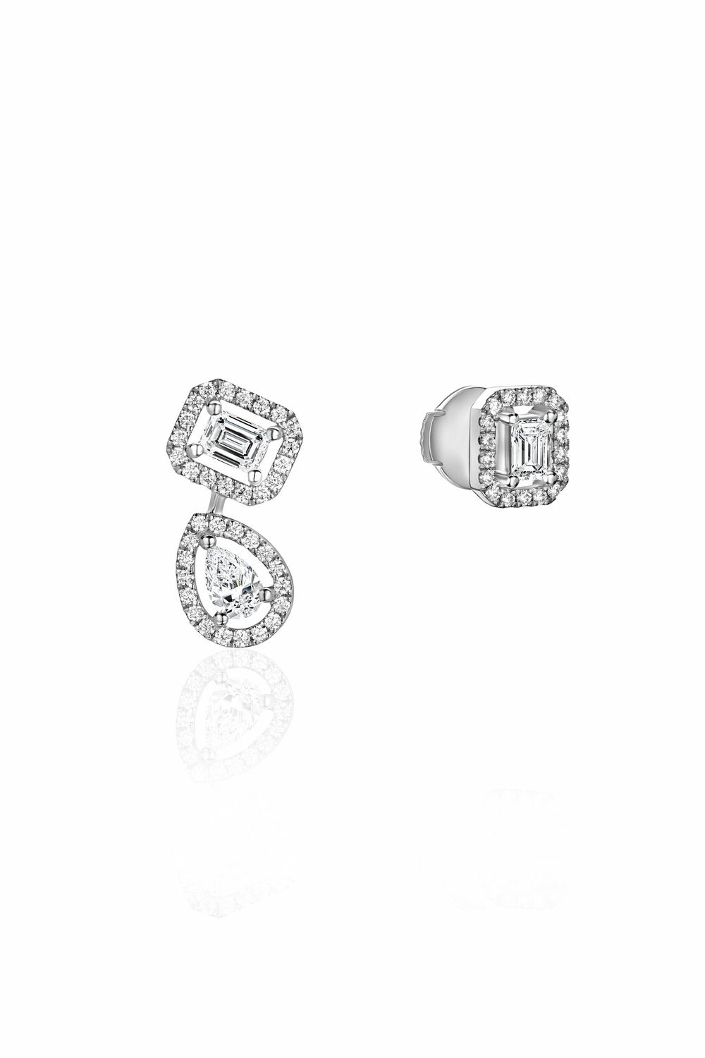 Diamond Stud Earrings – Total 0.44 Carat