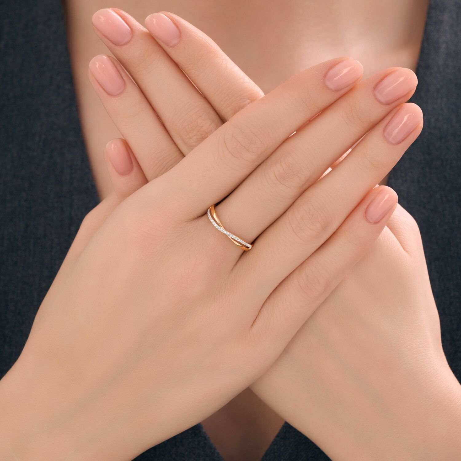 Gold Ring with Diamonds