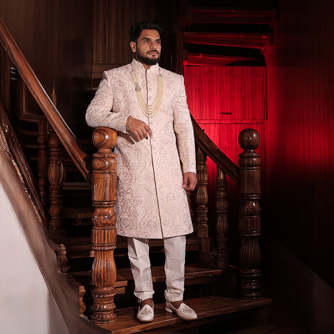Champagne Radiance Sherwani