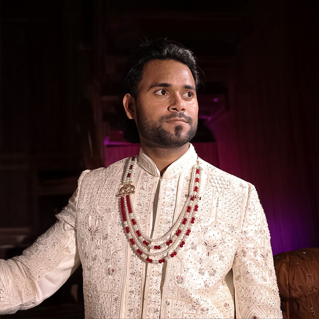 Regal Ember Sherwani