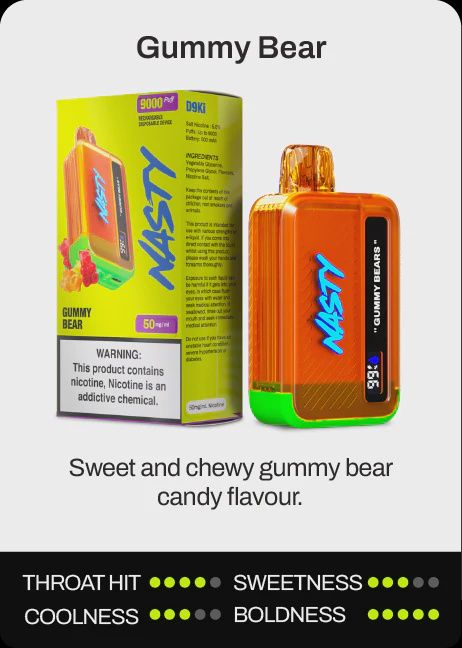 Nasty 9K Gummy Bear 5%