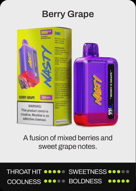 Nasty 9K Berry Grape 5%