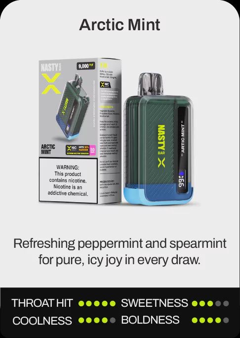 Nasty 9K X Arctic Mint 5%