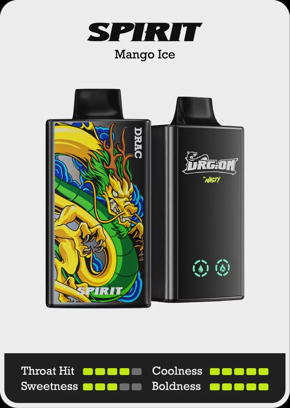 Nasty Dragon 25K Spirit Mango Ice 5% Nasty Dragon 25K Spirit Mango Ice 5%
