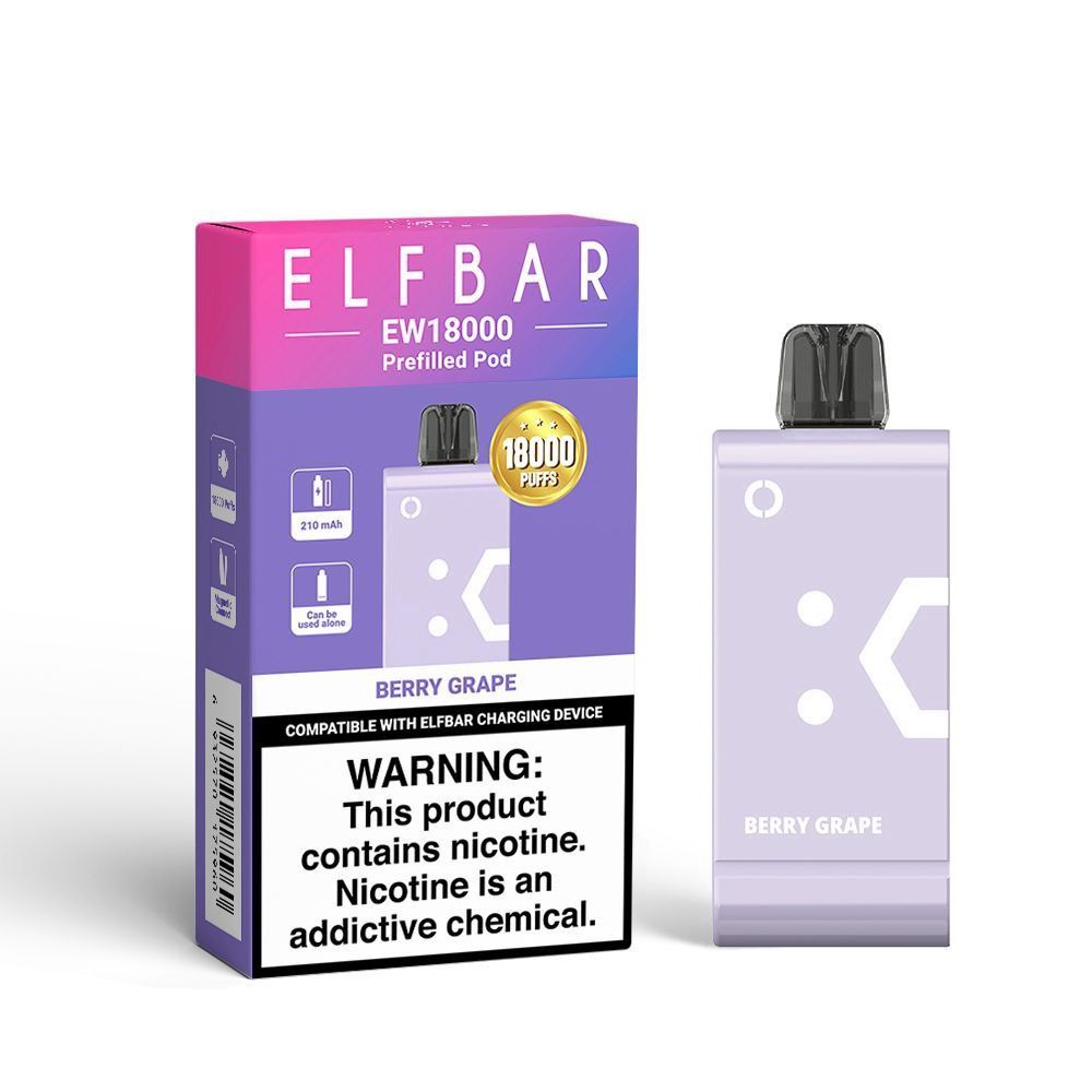 Elfbar EW18000 Pod Berry Grape 50mg