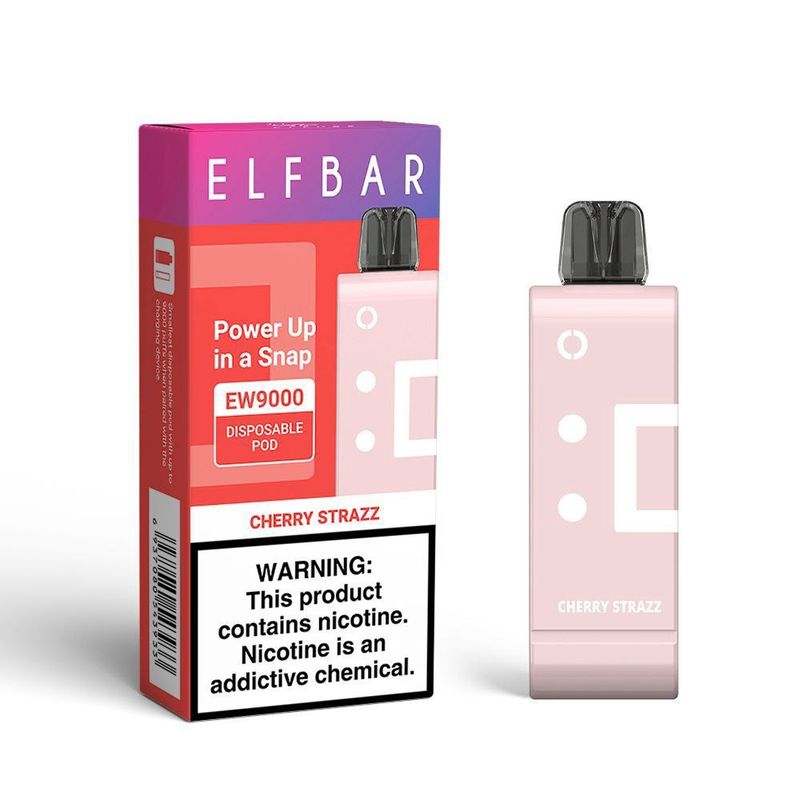Elfbar EW9000 Cherry Strazz Pod 50mg Elfbar EW9000 Cherry Strazz Pod 50mg