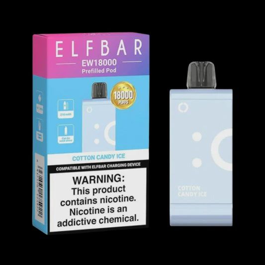 Elfbar EW18000 Pod Cotton Candy Ice 50mg