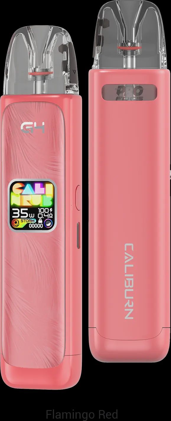 Caliburn G4 Pod Device Kit - Flamingo Red