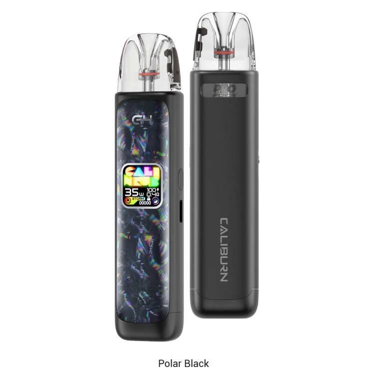 Caliburn G4 Pod Device Kit - Polar Black