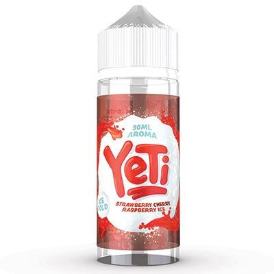 Yeti Strawberry Cherry Raspberry Ice 30ml Freebase Longfill