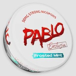 Pablo Exclusive Nic Pouches, Flavour: Frosted Mint 50mg