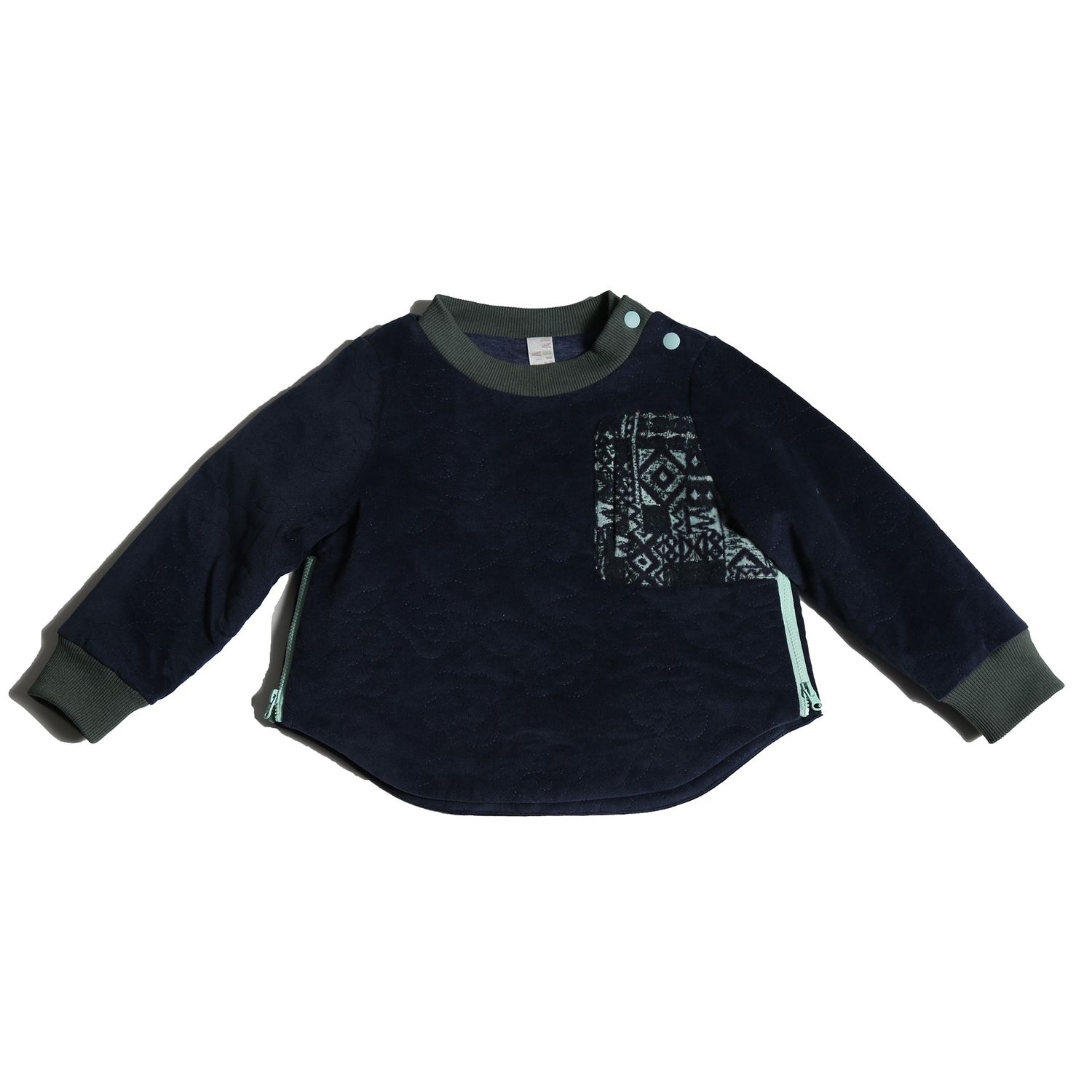 B-tp95s Tia Cibani bloom padded zip sweatshirt