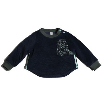 B-tp95s Tia Cibani bloom padded zip sweatshirt