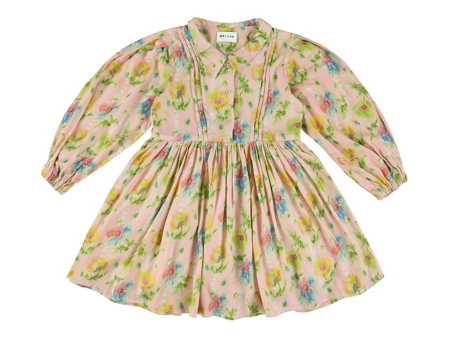 Morley robin long Girls dress with pleats
