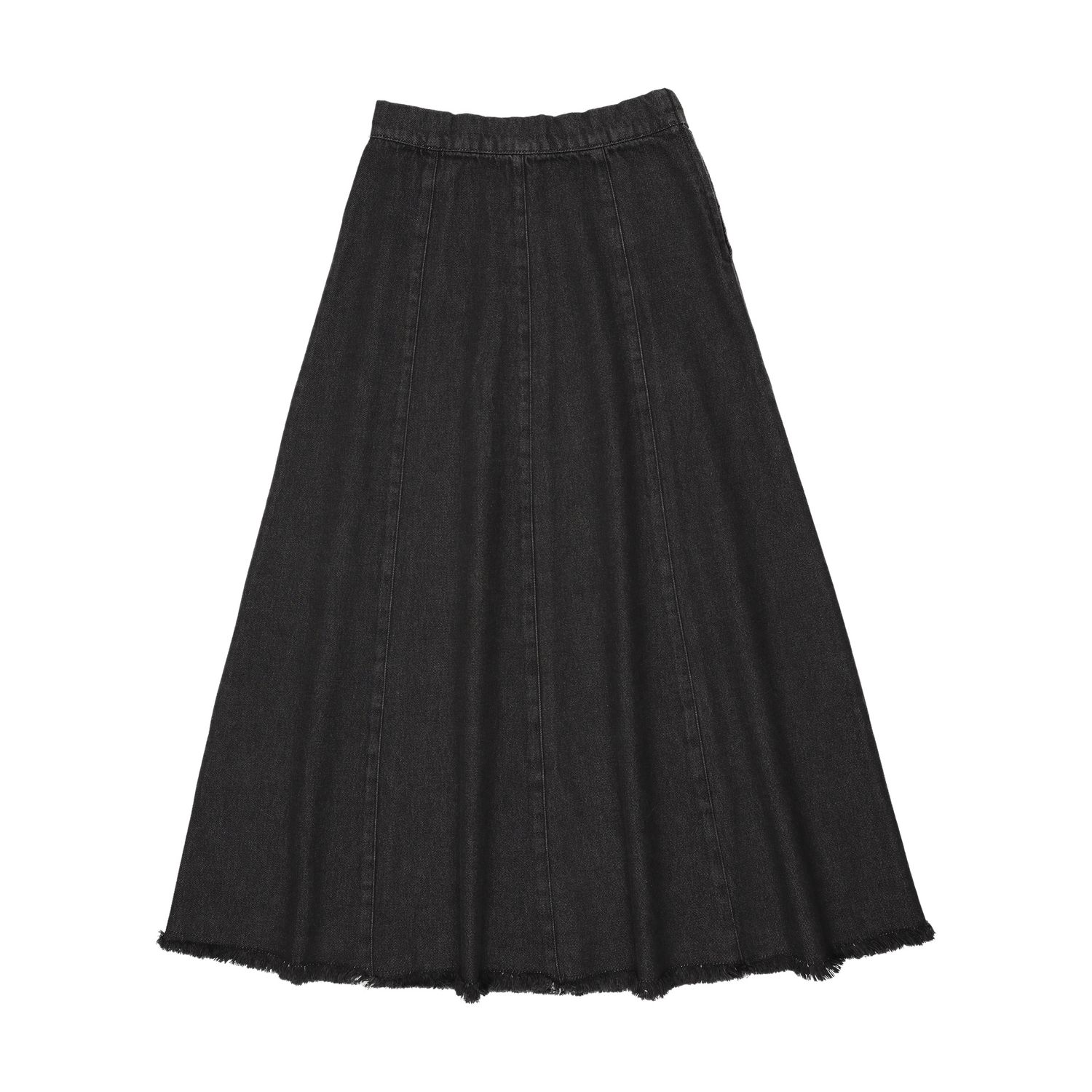 Kin Kin Maxi Paneled Denim Skirt