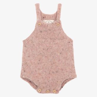 Birinit Light Pink Knit Romper Baby